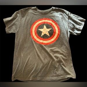 Captain America Marvel tshirt blue size large